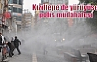 Kızıltepe’de yürüyüşe polis müdahalesi