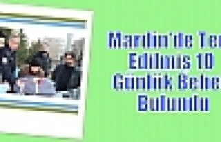 Mardin'de 10 günlük erkek bebek bulundu.