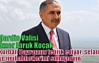 KOÇAK;” Kurban Bayramını tebrik ediyor, selam...