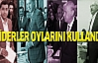 Liderler oylarını kullandılar