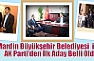 Mardin Büyükşehir Belediyesi için AK Parti'den...