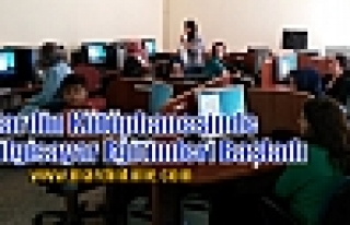 Mardin Kütüphanesinde Bilgisayar Eğitimleri Başladı