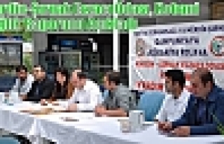 Mardin-Şırnak Eczacı Odası, Kobani Sağlık Raporunu...