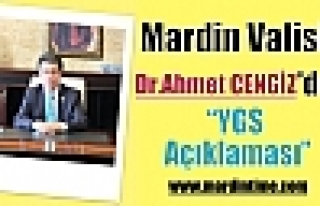 Mardin Valisi Dr. Ahmet Cengiz`den YGS açıklaması