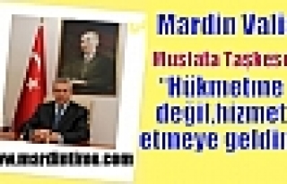 Mardin Valisi Mustafa Taşkesen, yeni görevine başladı.