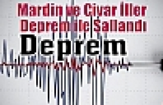 Mardin ve Civar İller Deprem ile Sallandı