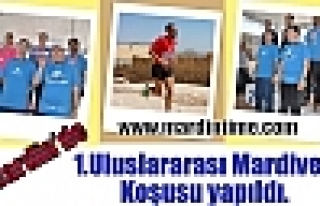 Mardin'de 1.Uluslararası Mardiven Koşusu yapıldı.