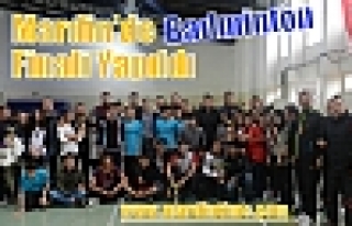 Mardin'de Badminton Finali Yapıldı