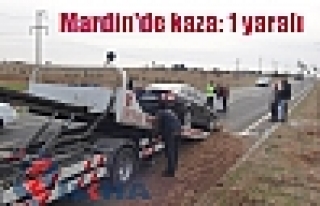 Mardin'de kaza: 1 yaralı  