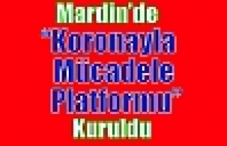 Mardin’de “Koronayla Mücadele Platformu” Kuruldu