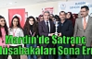 Mardin'de Satranç Müsabakaları Sona Erdi