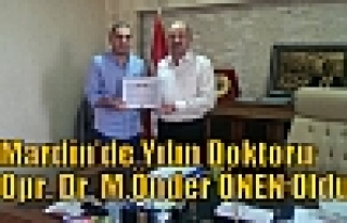 Mardin’de Yılın Doktoru Opr. Dr. Mehmet Önder...
