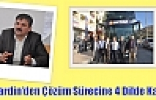 Mardin’den Çözüm Sürecine 4 Dilde Katkı