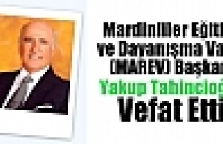 Mardinliler Eğitim ve Dayanışma Vakfı (MAREV),...