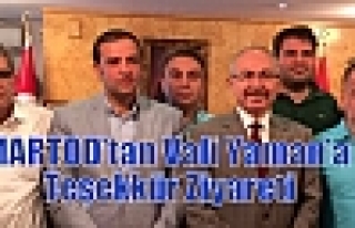 MARTOD’tan Vali Yaman’a Teşekkür Ziyareti