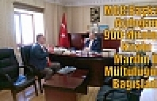 MGC Başkanı Aydoğan,900 Mitolojik Kitabı Mardin...