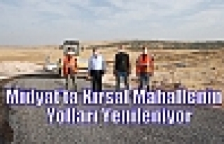 Midyat’ta Kırsal Mahallenin Yolları Yenileniyor