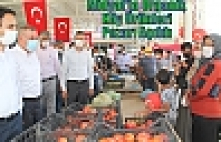 Midyat’ta Organik Köy Ürünleri Pazarı Açıldı
