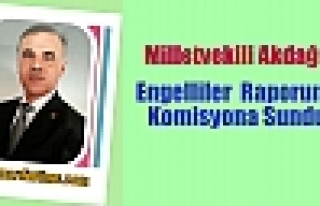 Milletvekili Akdağ; Engelliler Raporunu Komisyona...