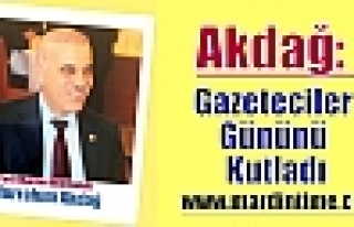 Milletvekili Akdağ Gazeteciler Gününü Kutladı