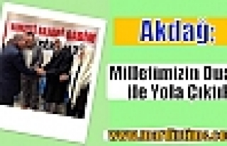 Milletvekili Akdağ; Milletimizin Duası ile Yola...