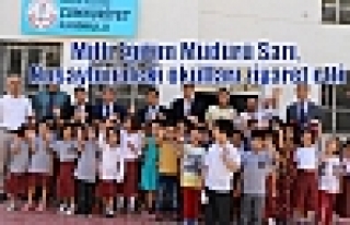 Milli Eğitim Müdürü Sarı, Nusaybin’deki okulları...