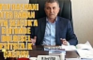 MTDF BAŞKANI ÖTER BAKAN ZİYA SELÇUK’A EĞİTİMDE...