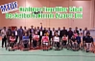 MTDF Kızıltepe Engelliler Gücü Basketbol takımını...
