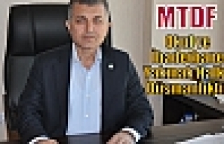 MTDF :Okul ve İbadethane Yakmak Halka Düşmanlıktır.