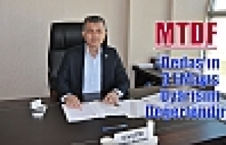 MTDF,Dedaş'ın 31 Mayıs Uyarısını Değerlendirdi