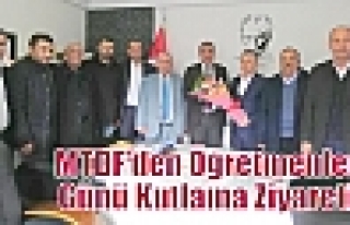 MTDF’den Öğretmenler Günü Kutlama Ziyareti.