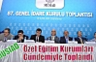 MÜSİAD Özel Eğitim Kurumları Gündemiyle Toplandı