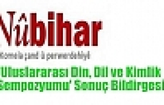 Nûbihar’ın “Uluslararası Din, Dil ve Kimlik...