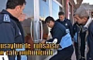 Nusaybin’de  ruhsatsız bir cafe mühürlendi