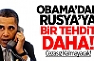 Obama Rusya'yı Bir Kez Daha Tehdit Etti