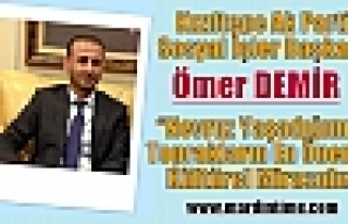 Ömer DEMİR;“Nevruz Yaşadığımız Toprakların...