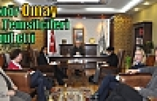 Rektör Omay Dış Temsilcileri kabul etti
