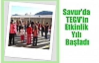 Savur'da TEGV'in Etkinlik Yılı Başladı