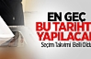 Seçim En Geç 22 Kasım'da Yapılacak