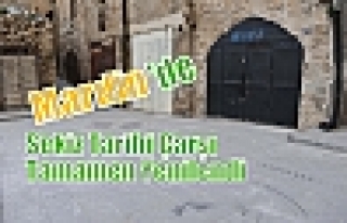 Sekiz Tarihi Çarşı Tamamen Yenilendi