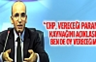 Şimşek: Dağıtacakları paranın kaynağını açıklasınlar...