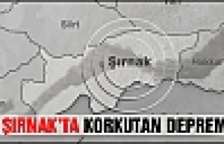 Şırnak'ta deprem