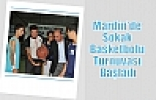 Sokak Basketbolu Turnuvası Başladı