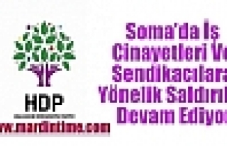 Soma’da İş Cinayetleri Ve Sendikacılara Yönelik...