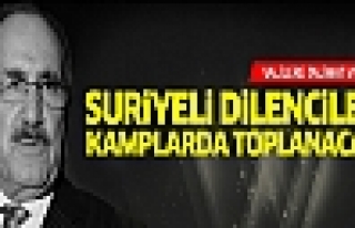 Suriyeli dilenciler kamplarda toplanacak