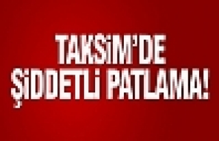 Taksim'de Kazancı yokuşunda patlama