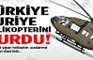 Türkiye, Suriye helikopterini vurdu