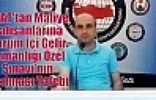 UNAT'tan Maliye Çalışanlarına Kurum İçi Gelir...