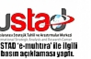 USTAD ‘e-muhtıra’ ile ilgili basın açıklaması...