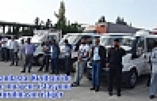 Vatandaşlar Kızıltepe'de araç muayene istasyonu...